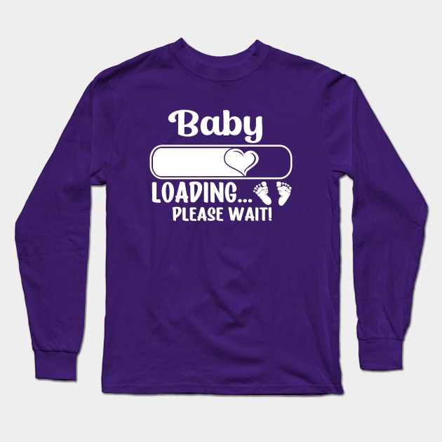 Baby Loading Long Sleeve T-Shirt by KayBee Gift Shop